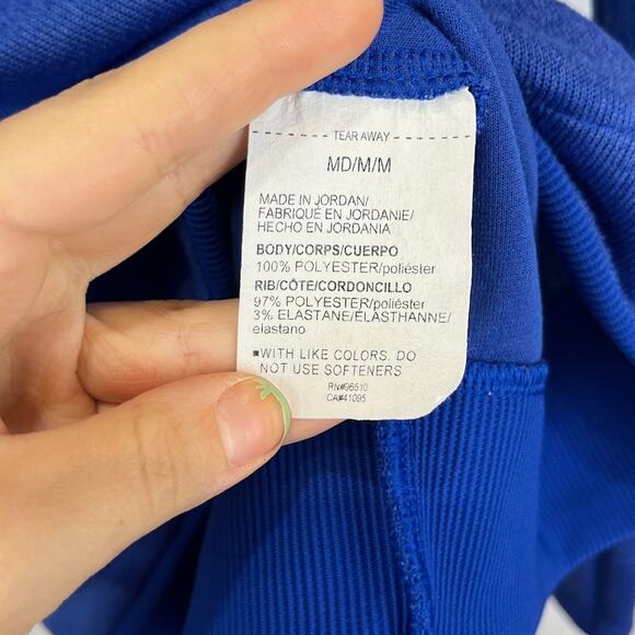 UNDER ARMOUR Mens Storm Sweater Fleece Snap Mock Pullover Golf Top Blue Size M - Picture 7 of 9